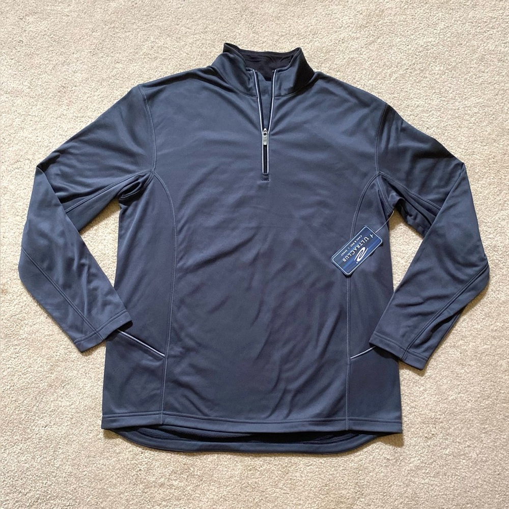 Men’s UltraClub Cool & Dry Lightweight Fleece Zip Up